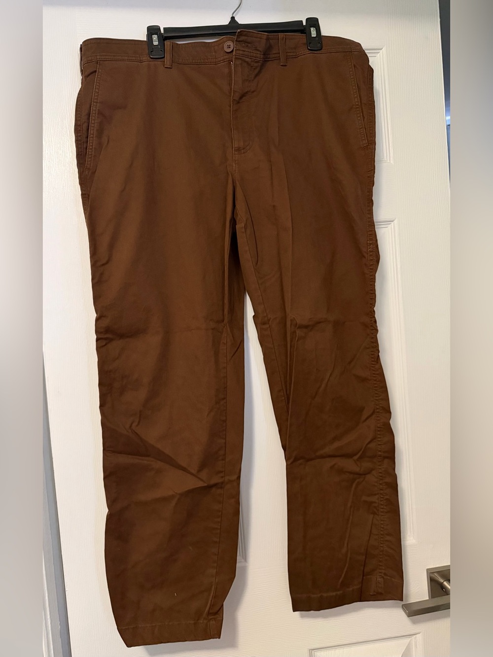 Roundtree & Yorke Dark Brown Men's Chinos